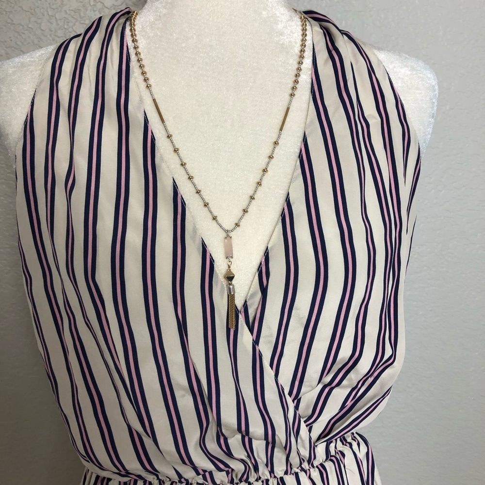 Rory Beca 100% Silk Surplice Neck Racerbac… - Picture 2 of 7
